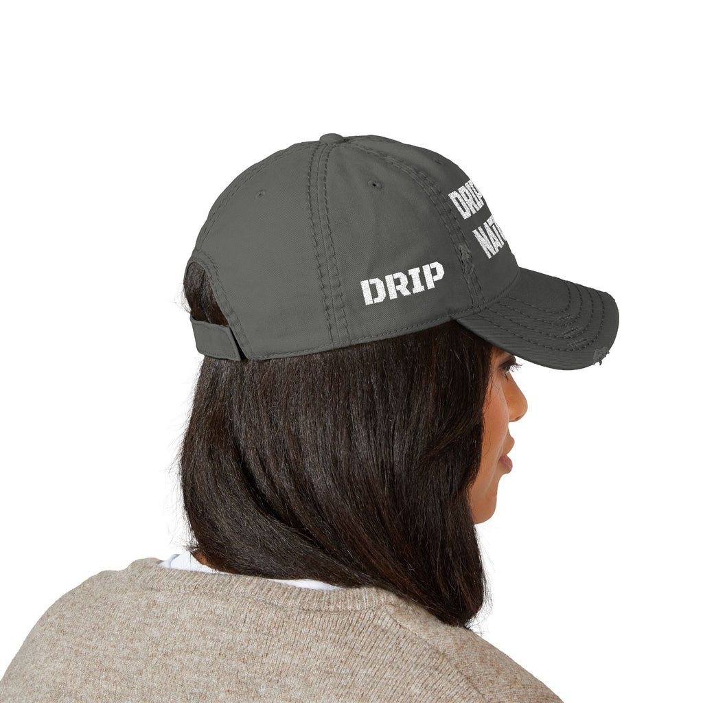 Distressed Hat: Embrace Nature with Style, Trendy Hat for Outdoors, Gift for Dads, Casual Wear, Summer Accessory