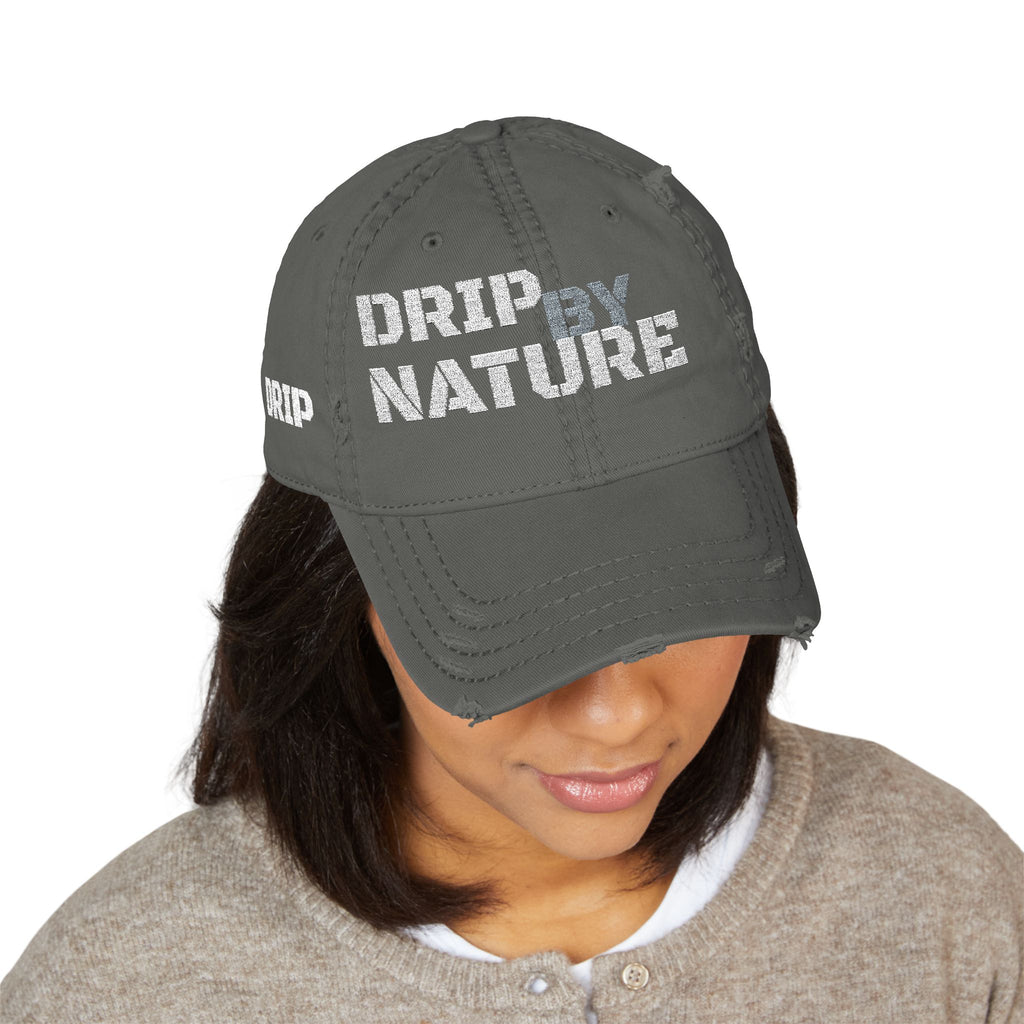 Distressed Hat: Embrace Nature with Style, Trendy Hat for Outdoors, Gift for Dads, Casual Wear, Summer Accessory