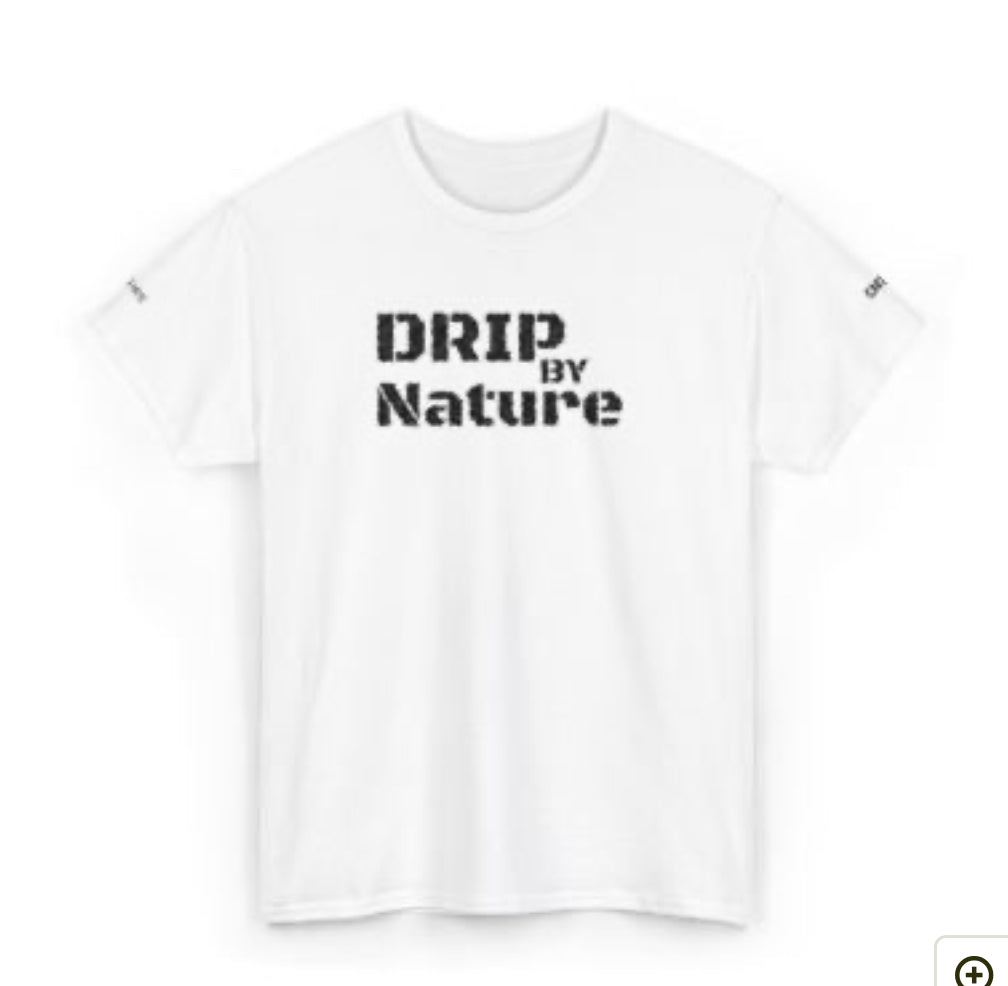 Unisex Tee - 'DRIP BY Nature' Graphic Shirt, Trendy Fashion